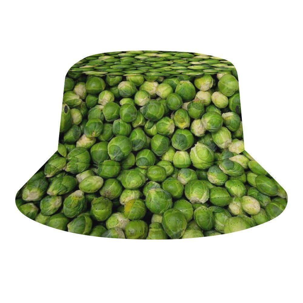 4997 Brussels-Sprouts Green Bucket Hat Brussels-Sprouts Green Gifts